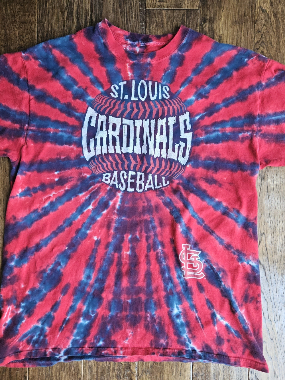 Liquid Blue St. Louis Cardinals Tie-Dye Tee - XXL